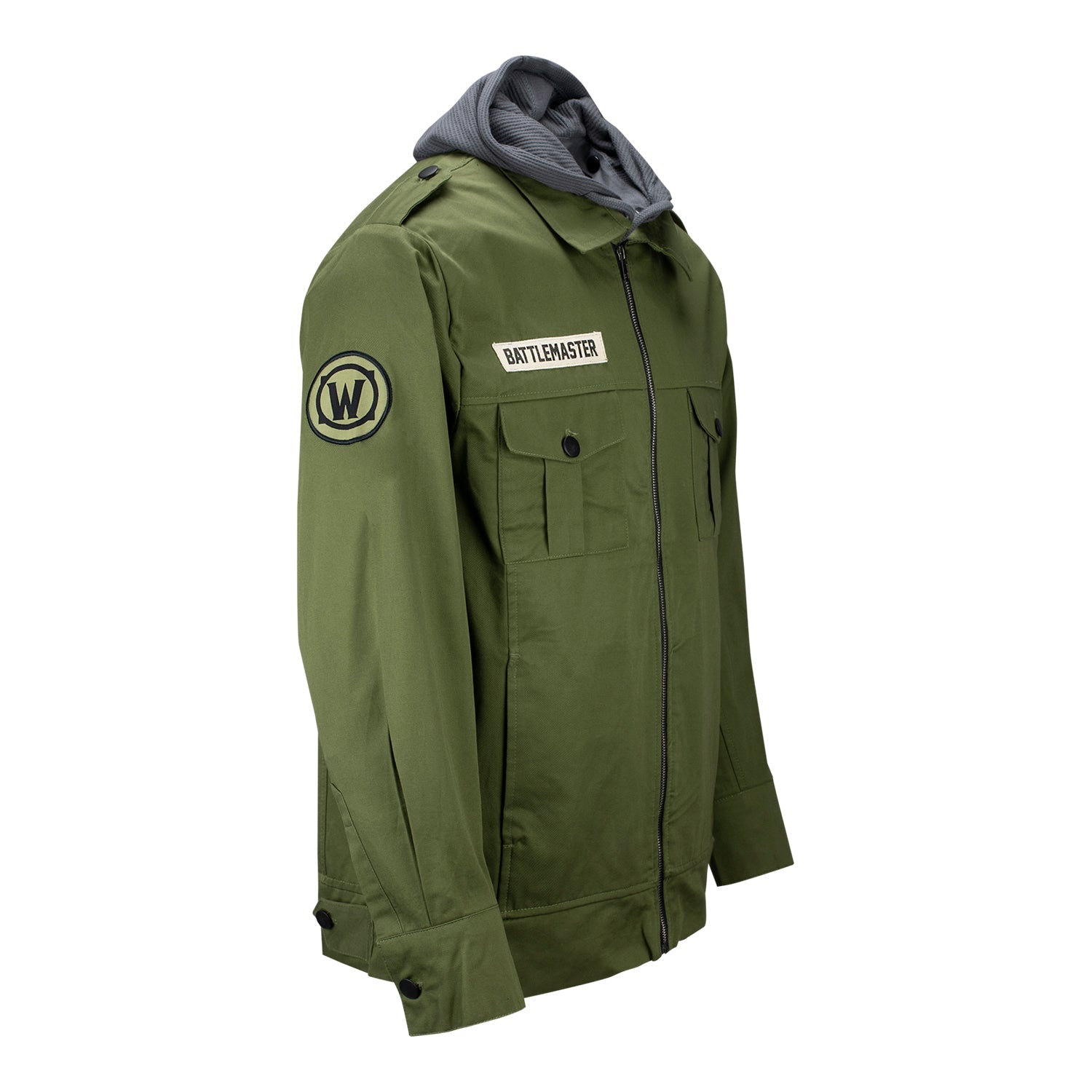 World of Warcraft Green Zip-Up Fatigue Jacket