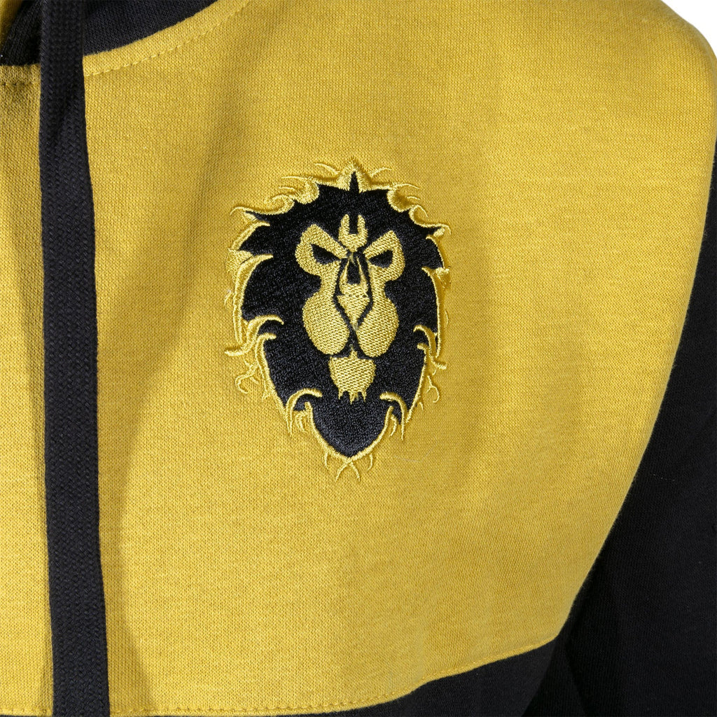 World of Warcraft Alliance To The End Gold Pullover Hoodie