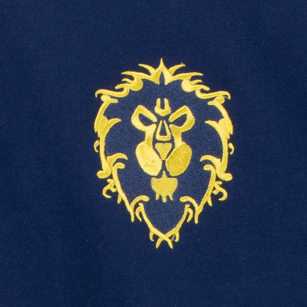 World of Warcraft Alliance Logo Blue Quarter-Zip Sweatshirt