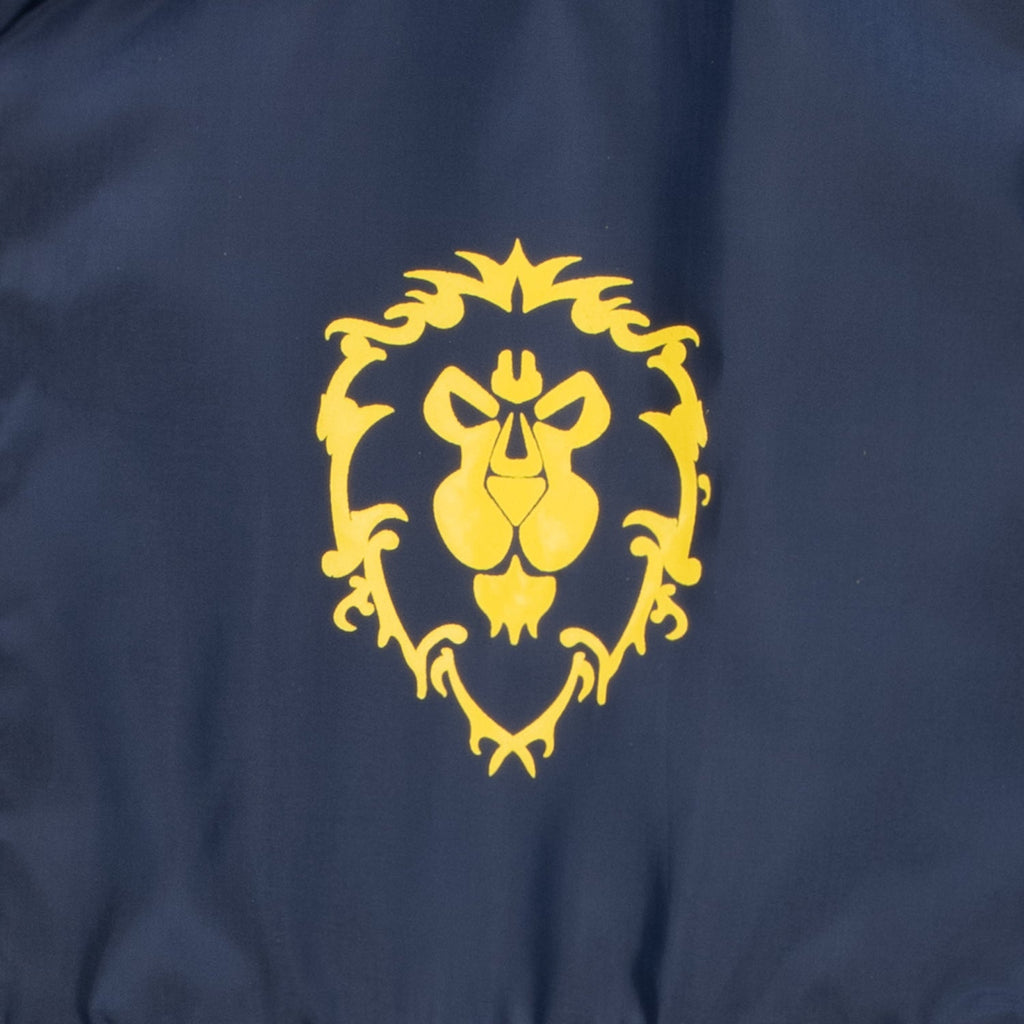 World of Warcraft Alliance Logo Blue Half-Zip Windbreaker Jacket